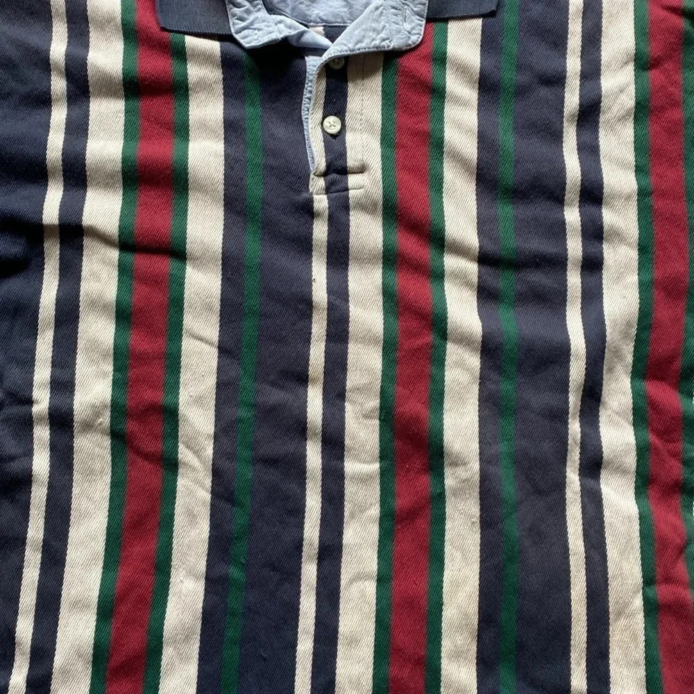 Roundtree & Yorke Striped Polo Shirt - Picture 4 of 4